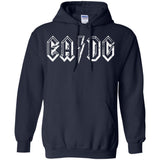Bass Player T shirt E A D G Strings of the Bass  G185 Gildan Pullover Hoodie 8 oz.
