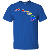 Hawaii Rainbow Flag LGBT Community Pride LGBT Shirts