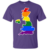 United Kingdom Rainbow Flag LGBT Community Pride LGBT Shirts