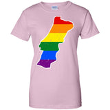 Portugal Rainbow Flag LGBT Community Pride LGBT Shirts