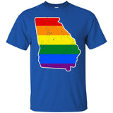 Georgia Rainbow Flag LGBT Community Pride LGBT Shirts