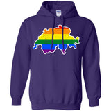Switzerland Rainbow Flag LGBT Community Pride LGBT Shirts