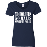 No Borders No Walls Sanctuary For All Sanctuary Cities Human Rights Shirt