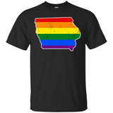 Iowa Rainbow Flag LGBT Community Pride LGBT Shirts