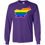 Slovenia Rainbow Flag LGBT Community Pride LGBT Shirts