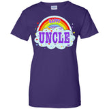 Happiest-Being-The Best Uncle T Shirt Funny Uncle T Shirt  Ladies Custom 100% Cotton T-Shirt
