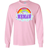 Happiest-Being-The Best Memaw-T-Shirt  LS Ultra Cotton Tshirt