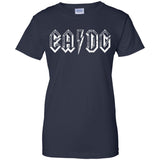 Bass Player Womens T shirt E A D G Strings of the Bass  G200L Gildan Ladies' 100% Cotton T-Shirt