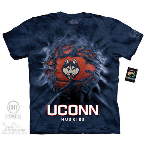 UCONN BREAKTHROUGH BBALL ADULT T SHIRT - Shoppzee