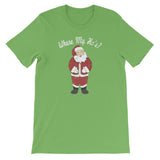 Where My Hos  Funny Christmas Santa Claus Design