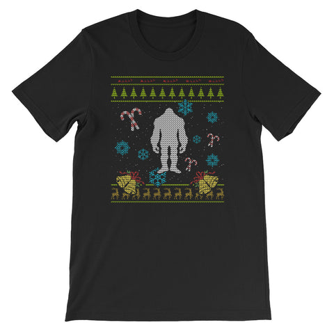 Ugly Christmas Sweaters Design Sasquatch Christmas Sweater Design