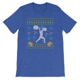 Weight Lifting Gym Christmas Ugly Sweater Design