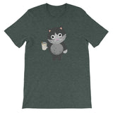 Funny Cat Drinking Eggnog Cat Lover