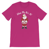 Where My Ho's Funny Christmas Santa Claus Design