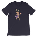 Funny Christmas Music Reindeer Bass Player Bassist Design