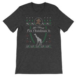 All I Want For Christmas Is A Giraffe Vet Tech Veterinarian