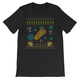 Burrito Christmas Sweater Design Mexican Food Design