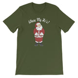 Where My Hos  Funny Christmas Santa Claus Design