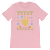 Rock Christmas Ugly Sweater Rock N Roll Music Design