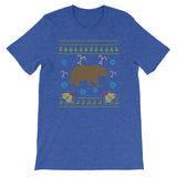 Grizzly Bear Christmas Ugly Sweater Alaska Design