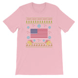 American Flag Christmas Ugly Design Sweater Ugly Design