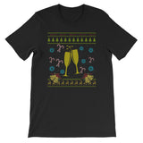Christmas Wine Champagne Christmas Sweater Ugly Design