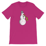 Funny Christmas Music Snowman Saxophone Player Saxophonist