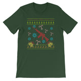 Gun Christmas Ugly Sweater Design Military Veteran Design