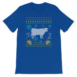 Pet Cow Mini Cow Ugly Christmas Sweater Design
