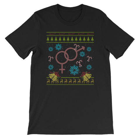 Male Female Sexual Christmas Ugly Sweater Design