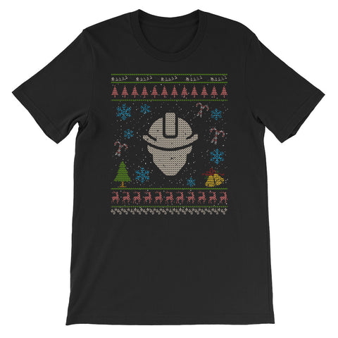 Coal Miner Christmas Ugly Shirt Coal Mining Wife