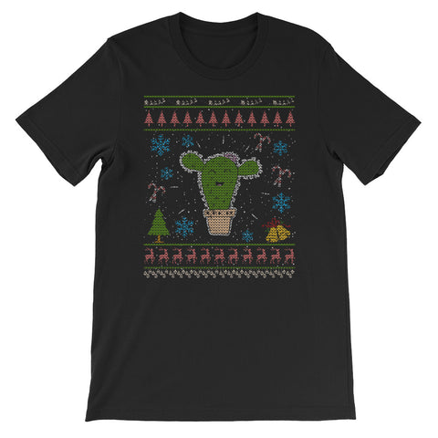 Succlent Plant Christmas Ugly Design Cactus