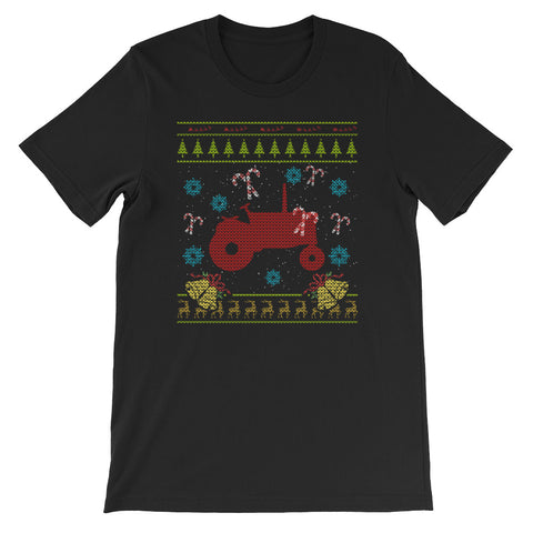 Farm Tractors Christmas Ugly Design Sweater Ugly Design