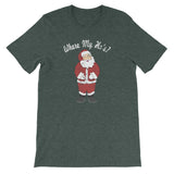 Where My Hos  Funny Christmas Santa Claus Design