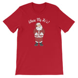 Where My Hos  Funny Christmas Santa Claus Design