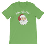 Where My Hos Christmas Funny Santa Claus Design