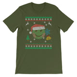 Funny Smiling Santa Emoticon Ugly Christmas Sweater Design