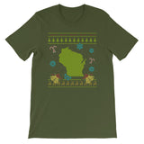 Wisconsin Christmas Ugly Sweater Design