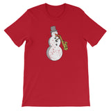 Funny Christmas Music Snowman Saxophone Player Saxophonist