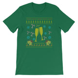 Christmas Wine Champagne Christmas Sweater Ugly Design