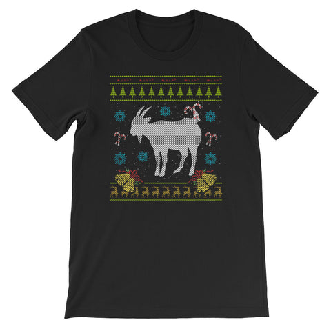 Pet Goat Christmas Ugly Sweater Design