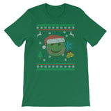 Funny Smiling Santa Emoticon Ugly Christmas Sweater Design