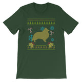 Shetland Sheepdog Design Ugly Sweater Christmas Design