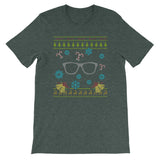 Geeky Christmas Ugly Sweater Nerd Bookworm Funny