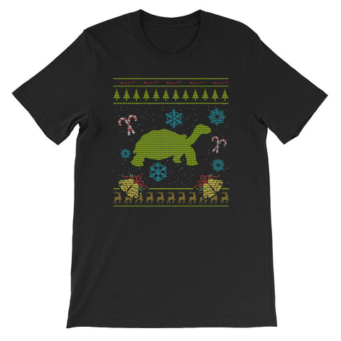 Tortoise Christmas Sweater Design Sulcata Tortoise Design