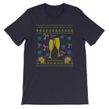 Christmas Wine Champagne Christmas Sweater Ugly Design