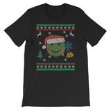 Funny Smiling Santa Emoticon Ugly Christmas Sweater Design