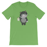 Funny Cat Drinking Eggnog Cat Lover