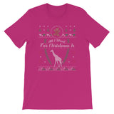 All I Want For Christmas Is A Giraffe Vet Tech Veterinarian