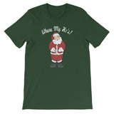 Where My Hos  Funny Christmas Santa Claus Design